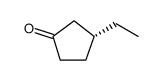 Cyclopentanone, 3-ethyl-, (3R)结构式