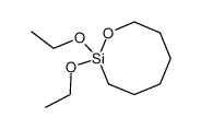 2,2-diethoxy-1,2-oxasilocane结构式