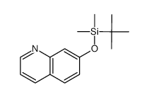 7-{[tert-butyl(dimethyl)silyl]oxy}quinoline Structure