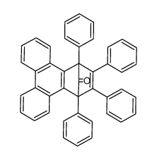 1,4-dihydro-1,2,3,4-tetraphenyl-1,4-endocarbonyltriphenylene结构式