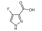 4-fluoropyrazole-3-carboxylic acid结构式