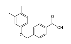 4-(3,4-dimethylphenoxymethyl)benzoic acid Structure