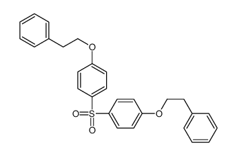 1-(2-phenylethoxy)-4-[4-(2-phenylethoxy)phenyl]sulfonylbenzene结构式