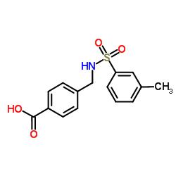 4-(([(3-METHYLPHENYL)SULFONYL]AMINO)METHYL)BENZOIC ACID structure