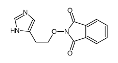 2-[2-(1H-imidazol-5-yl)ethoxy]isoindole-1,3-dione结构式