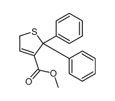 methyl 5,5-diphenyl-2H-thiophene-4-carboxylate结构式