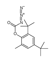 (2,4-ditert-butyl-6-methylphenyl) N-diazocarbamate Structure