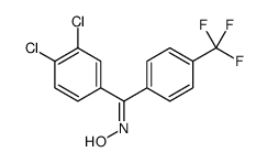 N-[(3,4-dichlorophenyl)-[4-(trifluoromethyl)phenyl]methylidene]hydroxylamine Structure