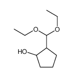 2-(diethoxymethyl)cyclopentan-1-ol结构式