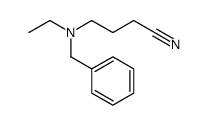 4-[benzyl(ethyl)amino]butanenitrile Structure