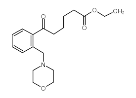 ETHYL 6-[2-(MORPHOLINOMETHYL)PHENYL]-6-OXOHEXANOATE结构式