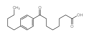 8-OXO-8-(4-N-PENTYLPHENYL)OCTANOIC ACID结构式