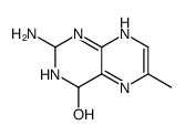 4-Pteridinol,2-amino-1,2,3,4-tetrahydro-6-methyl-(7CI,9CI) structure