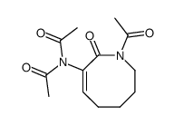 1-Acetyl-3-diacetylamino-5,6,7,8-tetrahydro-2(1H)-azocinon Structure