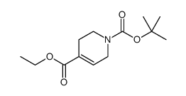 1,4(2H)-Pyridinedicarboxylic acid, 3,6-dihydro-, 1-(1,1-dimethylethyl) 4-ethyl ester Structure