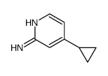 4-Cyclopropylpyridin-2-amine Structure