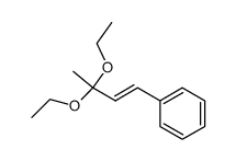 ((E)-3,3-Diethoxy-but-1-enyl)-benzene Structure