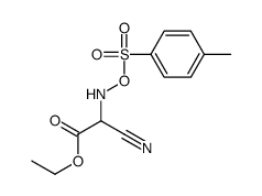 ethyl 2-cyano-2-[(4-methylphenyl)sulfonyloxyamino]acetate Structure