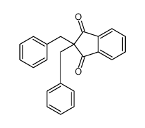 2,2-dibenzylindene-1,3-dione Structure