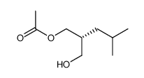 (R)-2-hydroxymethyl-4-methylpentyl acetate结构式