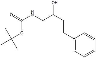tert-butyl 2-hydroxy-4-phenylbutylcarbamate Structure