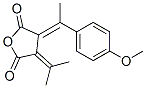 (e)-3-(1-(4-methoxyphenyl)ethylidene)-4-(propan-2-ylidene)dihydrofuran-2,5-dione结构式