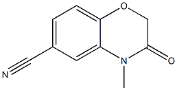 4-methyl-3-oxo-3,4-dihydro-2H-benzo[b][1,4]oxazine-6-carbonitrile图片