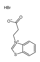 3-(2-carboxyethyl)benzothiazolium bromide structure