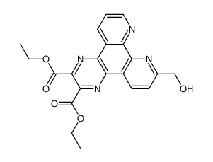 diethyl 7-(hydroxymethyl)dipyrido[3,2-f:2',3'-h]quinoxaline-2,3-dicarboxylate结构式