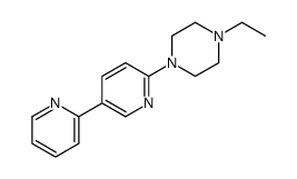1-ethyl-4-(5-pyridin-2-ylpyridin-2-yl)piperazine结构式