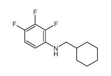 N-(cyclohexylmethyl)-2,3,4-trifluoroaniline结构式