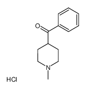 (1-methyl-[4]piperidyl)-phenyl ketone, hydrochloride结构式