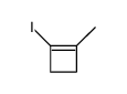 1-iodo-2-methylcyclobutene结构式