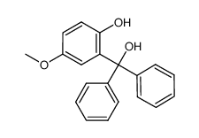 α,α-diphenyl-5-methoxysalicyl alcohol结构式