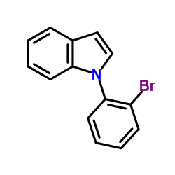 1-(2-溴苯基)-1H-吲哚结构式