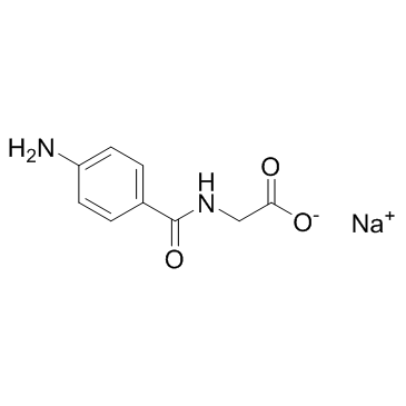 Sodium [(4-aminobenzoyl)amino]acetate picture