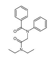 N-[2-(diethylamino)-2-oxoethyl]-N-phenylbenzamide结构式