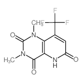 1,3-Dimethyl-8-(trifluoromethyl)-1,5-dihydropyrido[3,2-d]pyrimidine-2,4,6(3H)-trione结构式