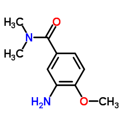 3-Amino-4-methoxy-N,N-dimethylbenzamide结构式