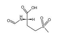 N-formyl-L-methionine S,S-dioxide结构式