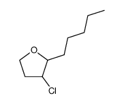 3-chloro-2-pentyl-tetrahydro-furan结构式