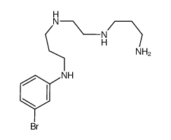 N1-[2-(3-aminopropylamino)ethyl]-N3-(3-bromophenyl)propane-1,3-diamine Structure