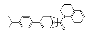 (3,4-dihydro-2H-quinolin-1-yl)-[3-(4-isopropylphenyl)-8-azabicyclo[3.2.1]oct-2-en-8-yl]methanone结构式