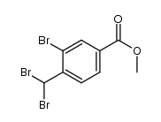 methyl 3-bromo-4-(dibromomethyl)benzoate Structure