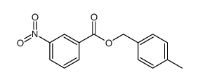 4-methylbenzyl 3-nitrobenzoate结构式