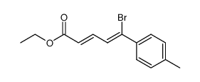 Ethyl (2E,4Z)-5-bromo-5-(4-methylphenyl)-2,4-pentadienoate Structure