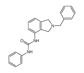 4-(N'-Phenylureido)-N-benzyl-isoindolin Structure