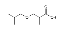 β-isobutoxy-isobutyric acid Structure
