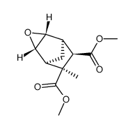 (+-)-5exo,6exo-epoxy-2exo-methyl-norbornane-2endo,3endo-dicarboxylic acid dimethyl ester结构式