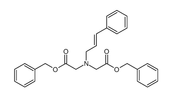 N,N-bis<((benzyloxy)carbonyl)methyl>-N-(3-phenylprop-2-en-1-yl)amine结构式